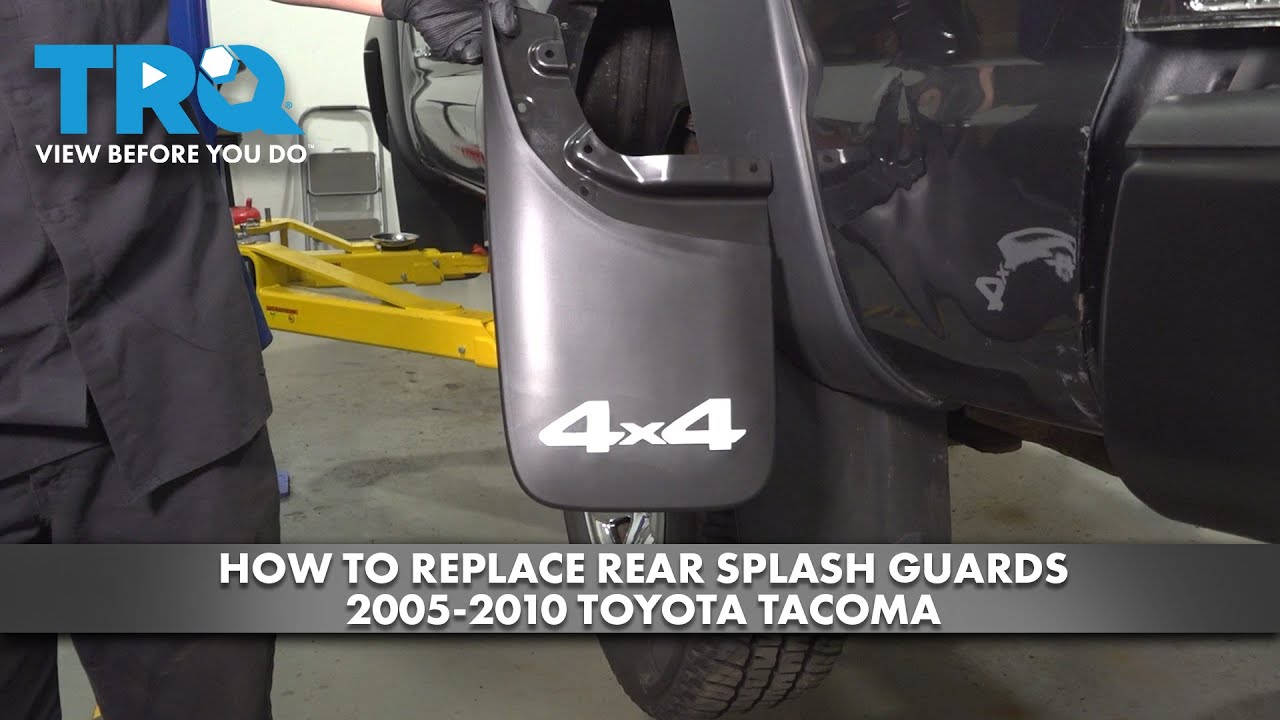 How to Replace Rear Splash Guards 2005-2015 Toyota Tacoma