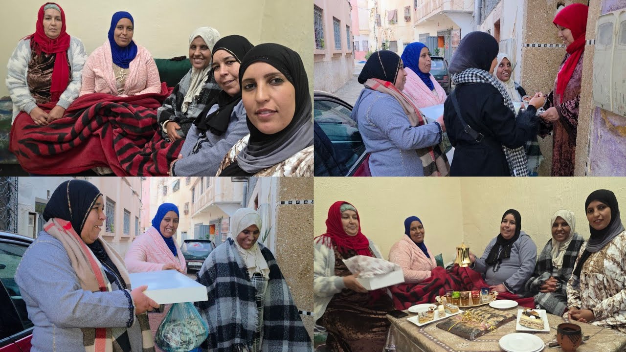 عكوزتي دارت لينا إستقبال ملكي بتمر ولحليب🤗مامشيناش بيدينا خاوين😍ماقداها فرحة ببيبي جديد🤰