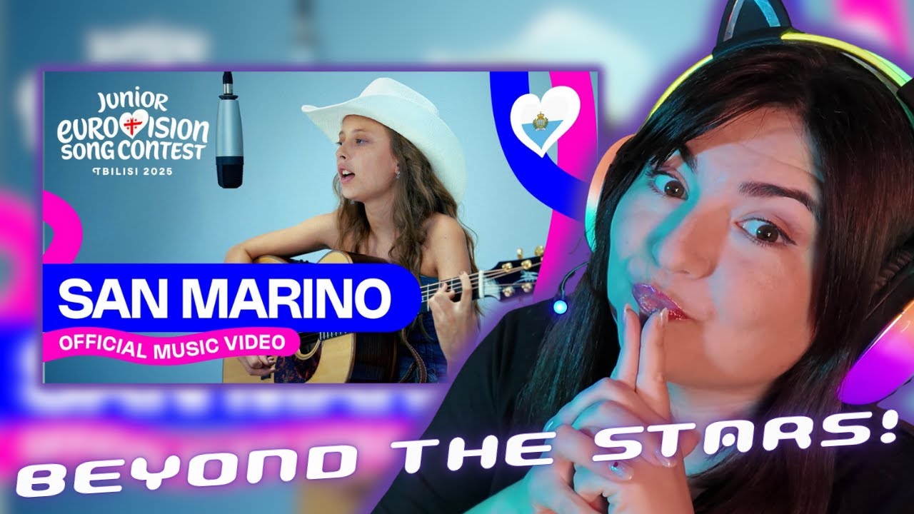 Martina CRV - Beyond the Stars | 🇸🇲 San Marino Junior Eurovision 2025 | SPANISH REACTION