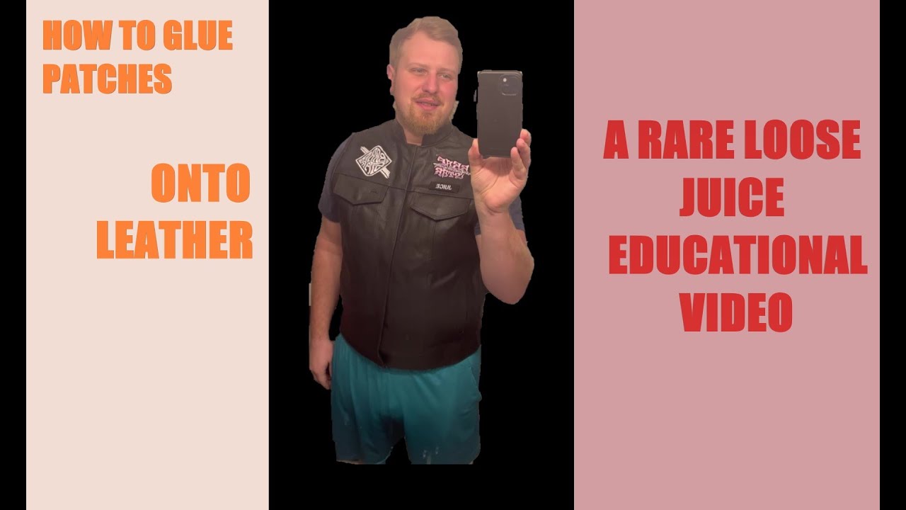 How to Glue Patches onto a Leather Vest