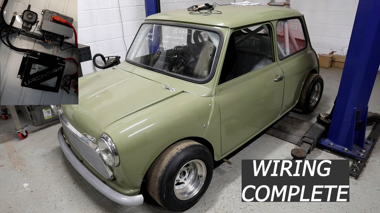 Classic Mini Miglia Stainless Exhaust Sounds Sweet - Diy Motorsport Wiring Is Finished
