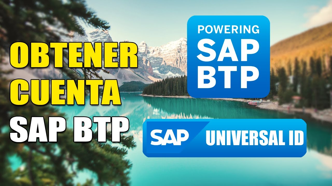 OBTENER CUENTA SAP BTP CON SAP UNIVERSAL ID ☁️💻