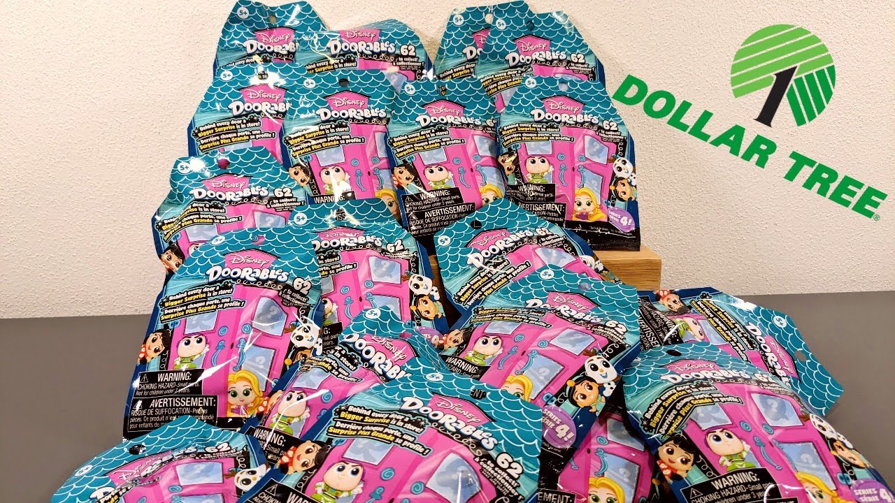 Dollar Tree Disney Doorables Series 4 Haul! | Toy Unboxing