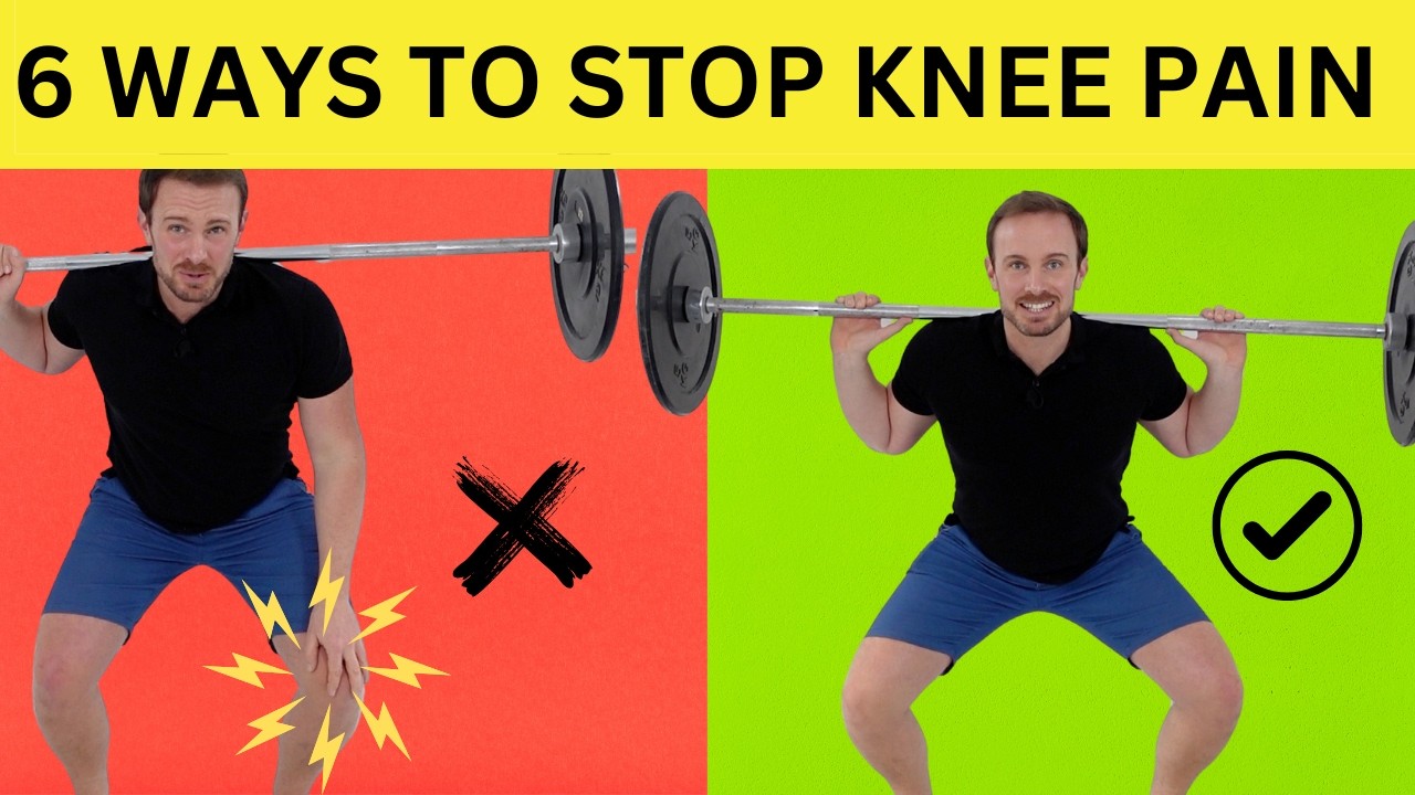 6 Ways Stop Knee Pain When Squatting