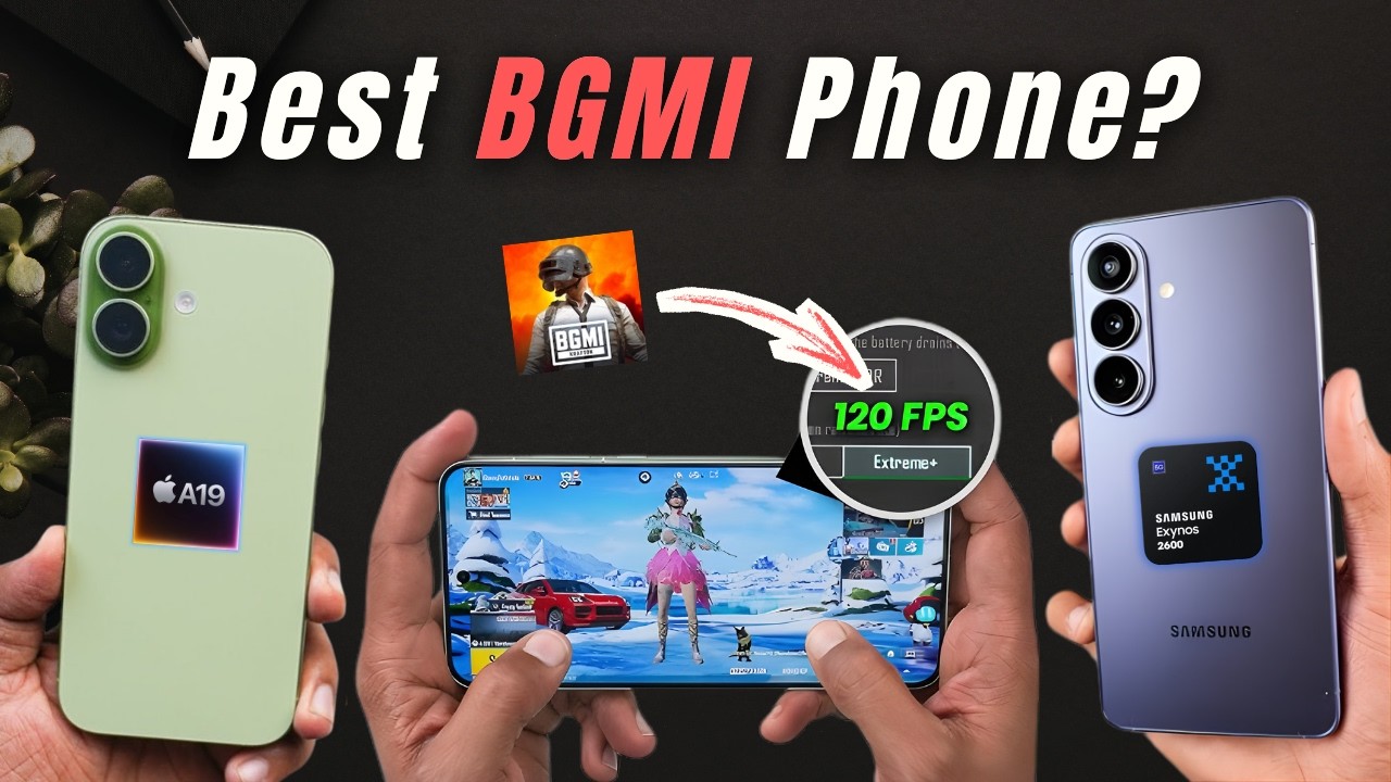 iPhone 17 vs Galaxy S26 Gaming Battle ⚡ BGMI 120FPS Reality Check