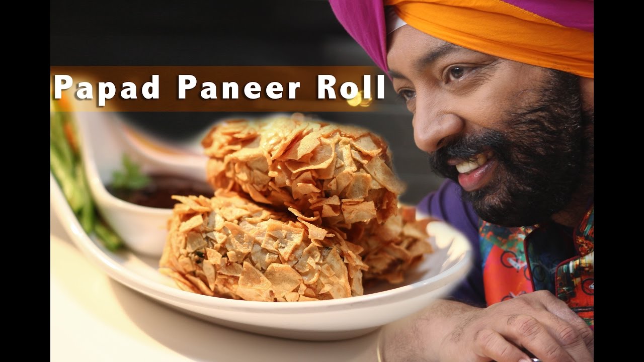 Paneer Papad Roll -Festive- Diwali Recipe