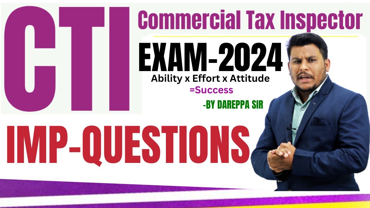CTI  Exam || Special Classes | ಪ್ರಶ್ನೆಗಳ ಸರಣಿ | IMP Questions | #Dhreppa Sir |#vidyakashi