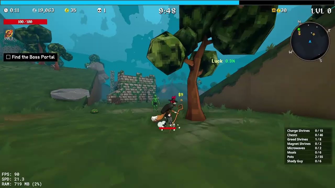 Megabonk First 600k Run (Fox)