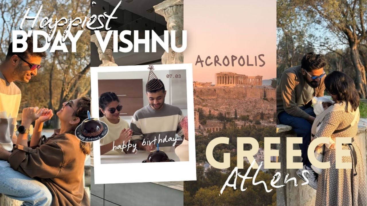 Happiest birthday Vishnu | A small gift from me | Exploring Athens , Greece