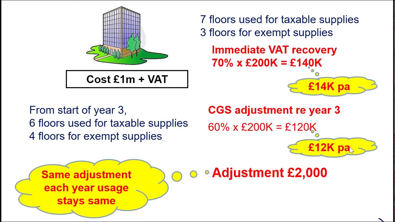 VAT   Capital Goods Scheme