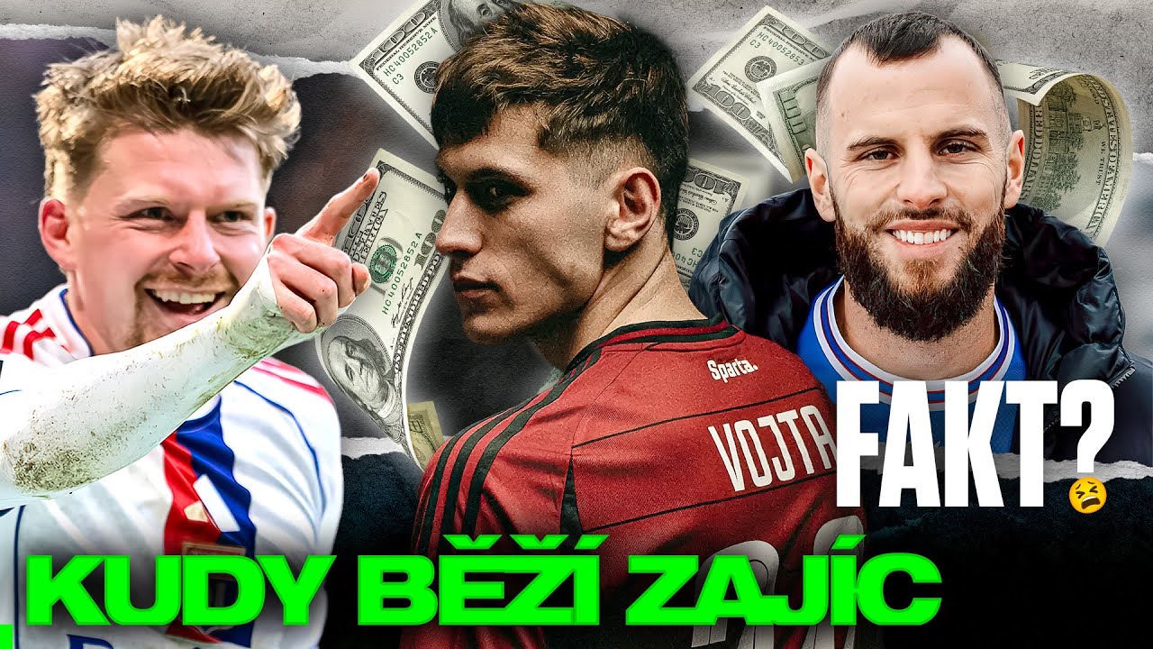 Česk&yacute; fotbal se zbl&aacute;znil: Vojta za 100 MEGA, Slavia lov&iacute; v Norsku, Ban&iacute;k has&iacute; | KUDY BĚŽ&Iacute; ZAJ&Iacute;C #264