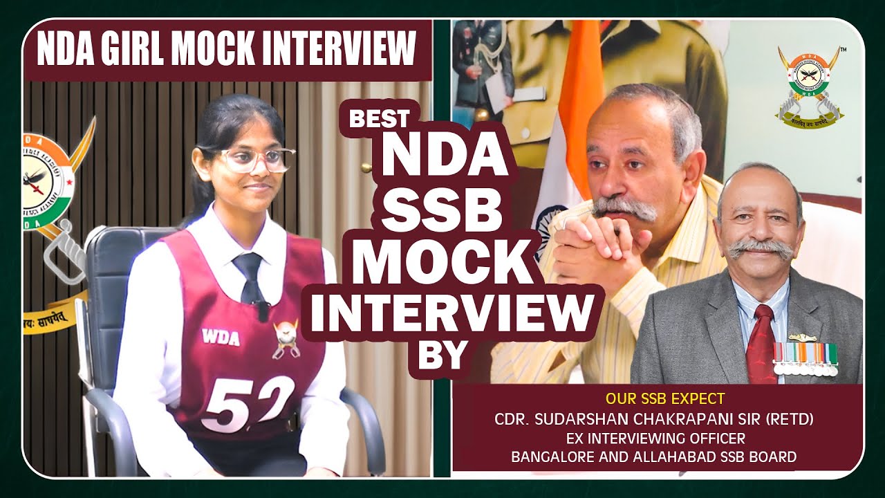 🔥Best NDA SSB Mock Interview of Female Candidate  By India’s No-1 Interviewing Officer | WDA Lucknow