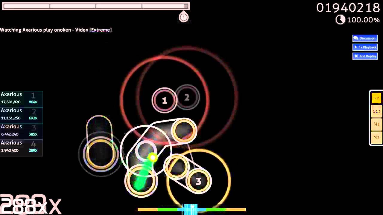 [osu!] onoken - Viden [Extreme] SS (Axarious)