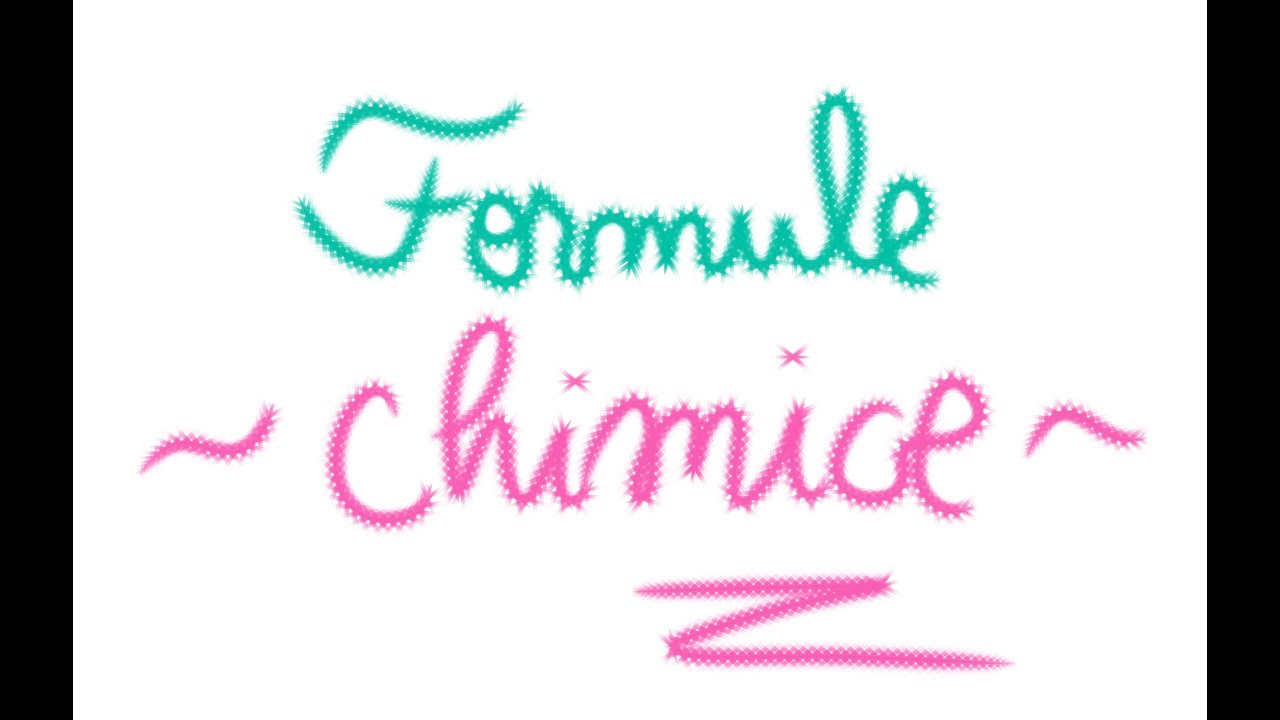 FORMULE CHIMIE