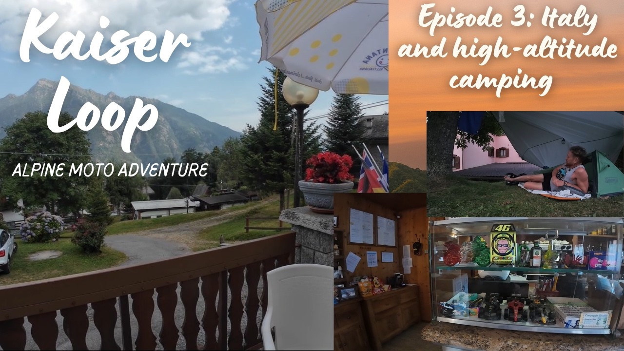 Kaiser Loop / Alpine Moto Adventure / Episode 3: Italy and high-altitude camping