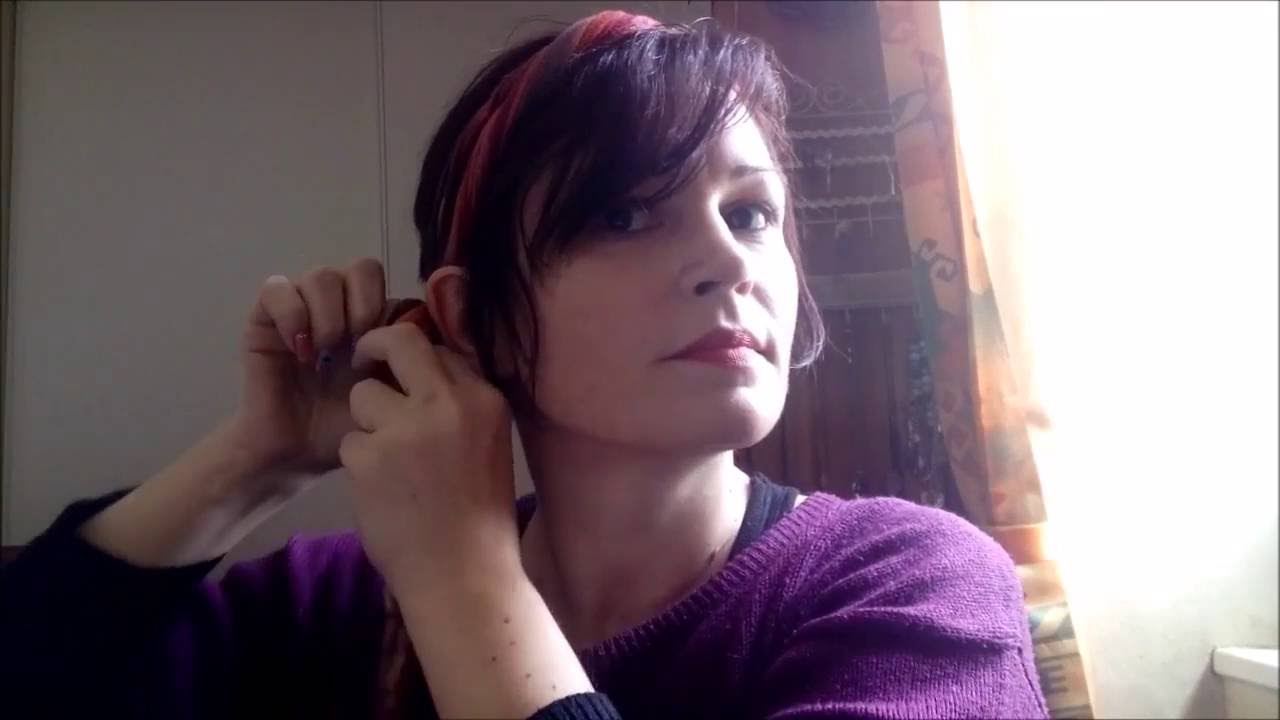 Coiffures avec des foulards sur cheveux courts......