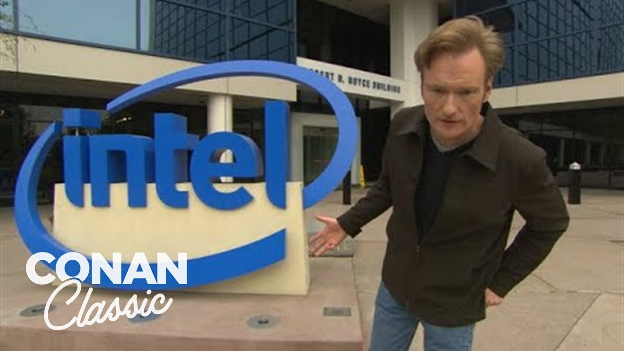Конан посещает штаб-квартиру Intel | Вечер с Конаном О’Брайеном