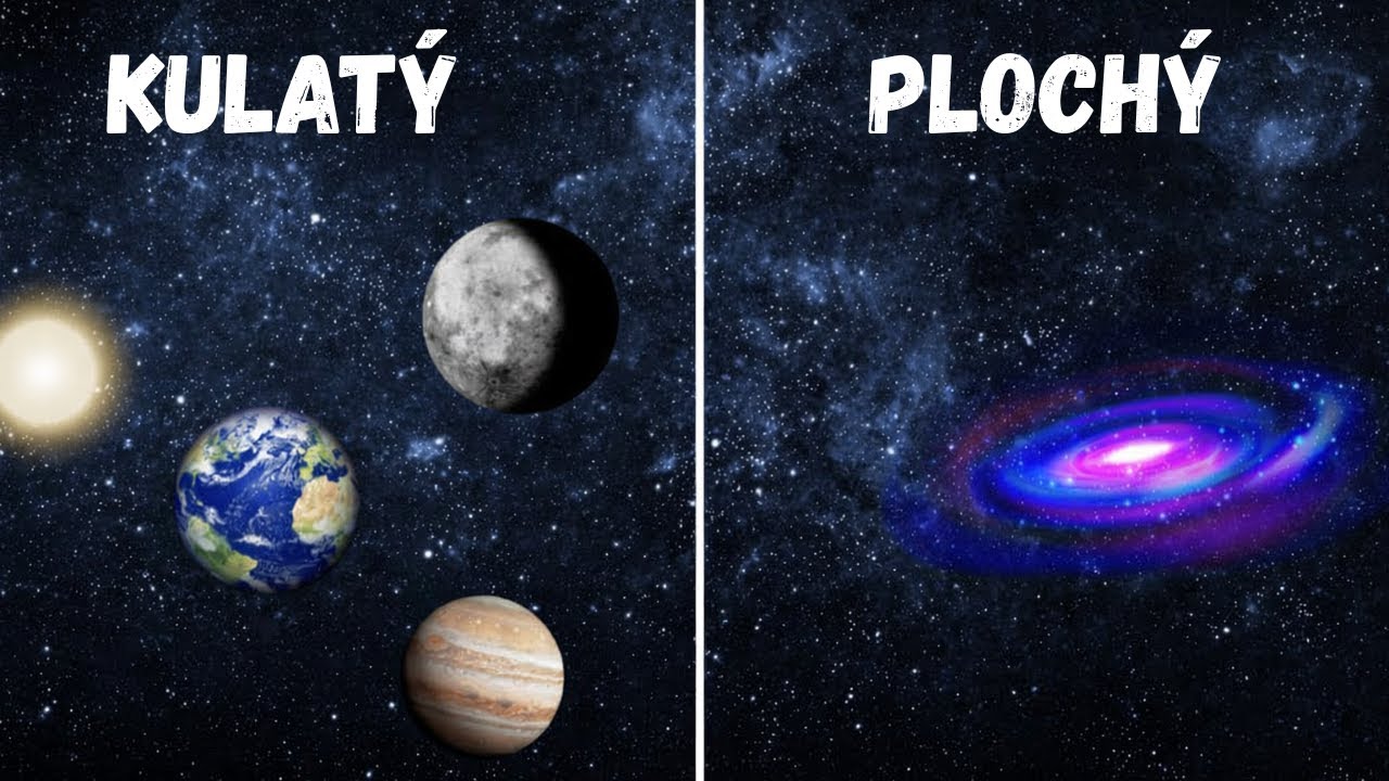 Proč je vesmír plochý, když je všechno ostatní kulaté?