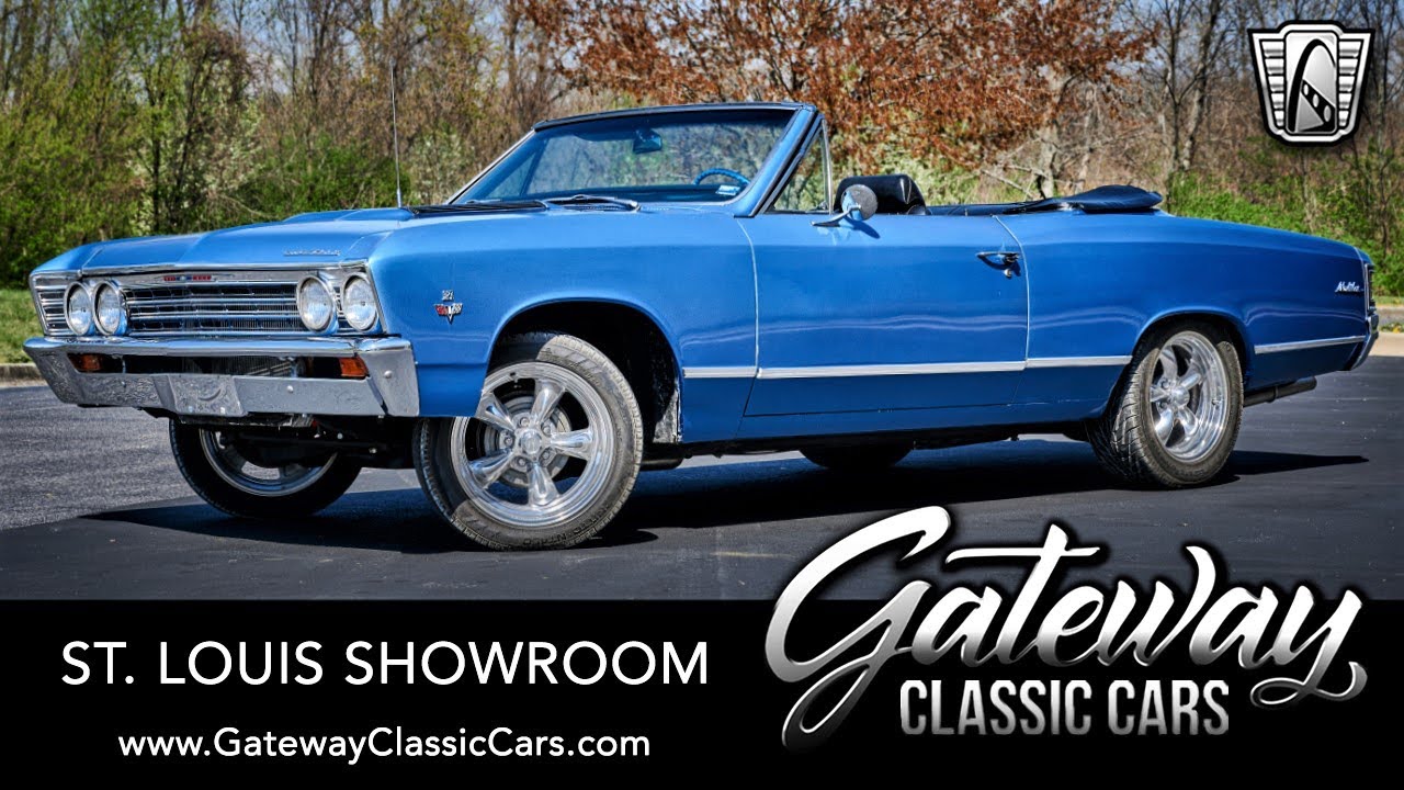 1967 Chevrolet Chevelle Malibu Convertible Gateway Classic Cars St. Louis #8724