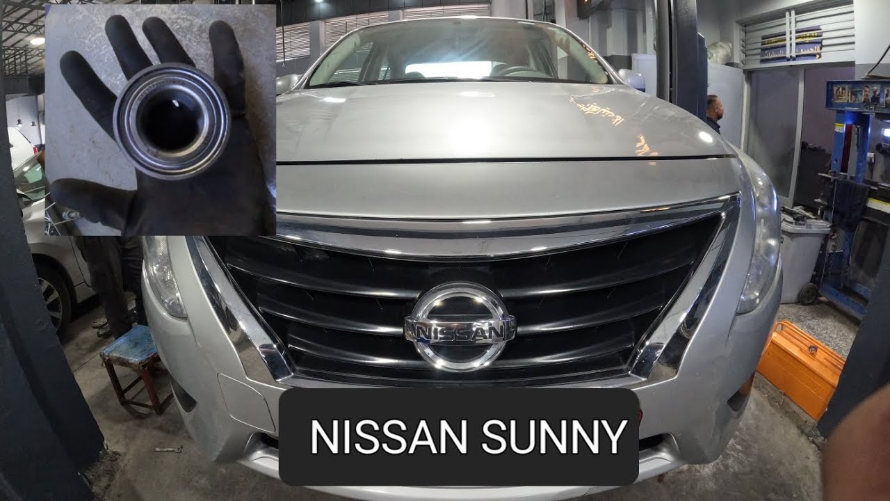 wheel bearing replacement ... nissan sunny 2020 ... #sunny 2012-2020 #suspensionsystem #nissan