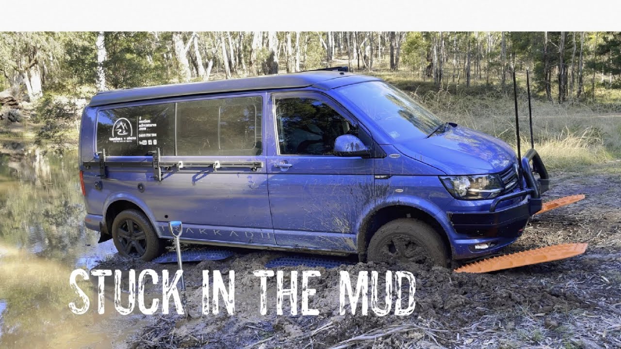 VW T6 4motion (bogged to the armpits)