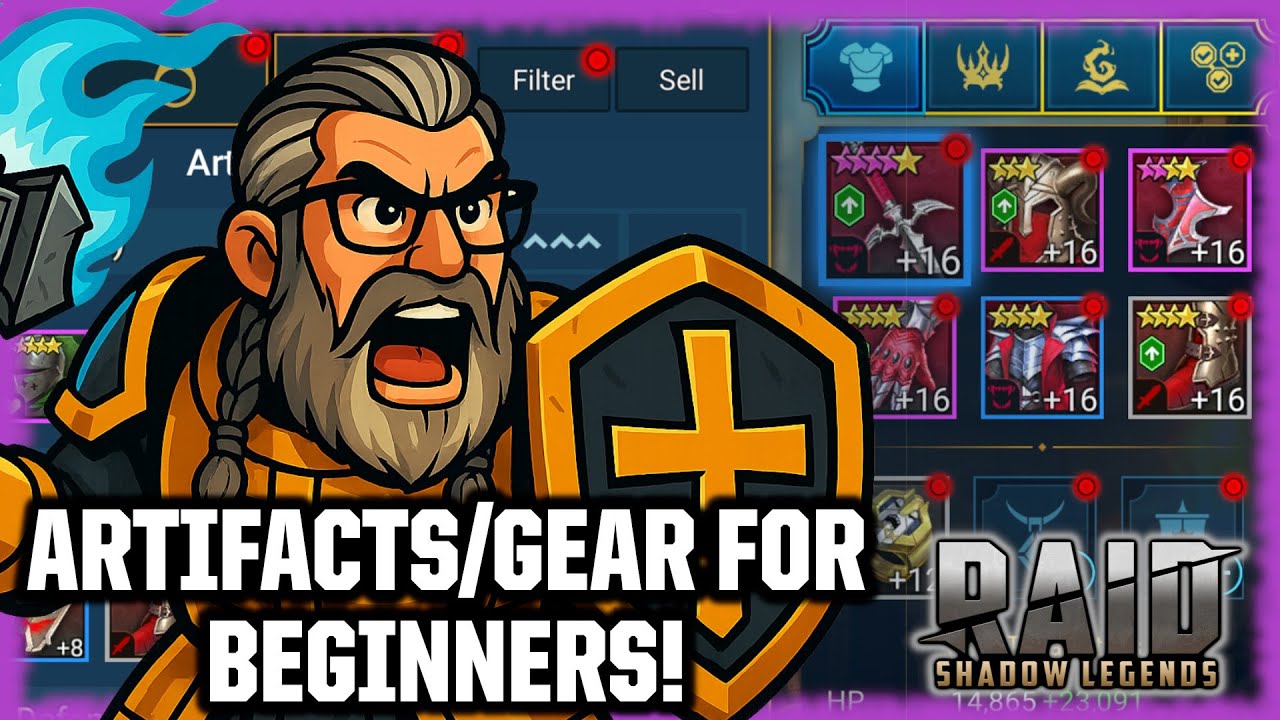 Beginner's Guide to Artifacts (Gear) in Raid: Shadow Legends!