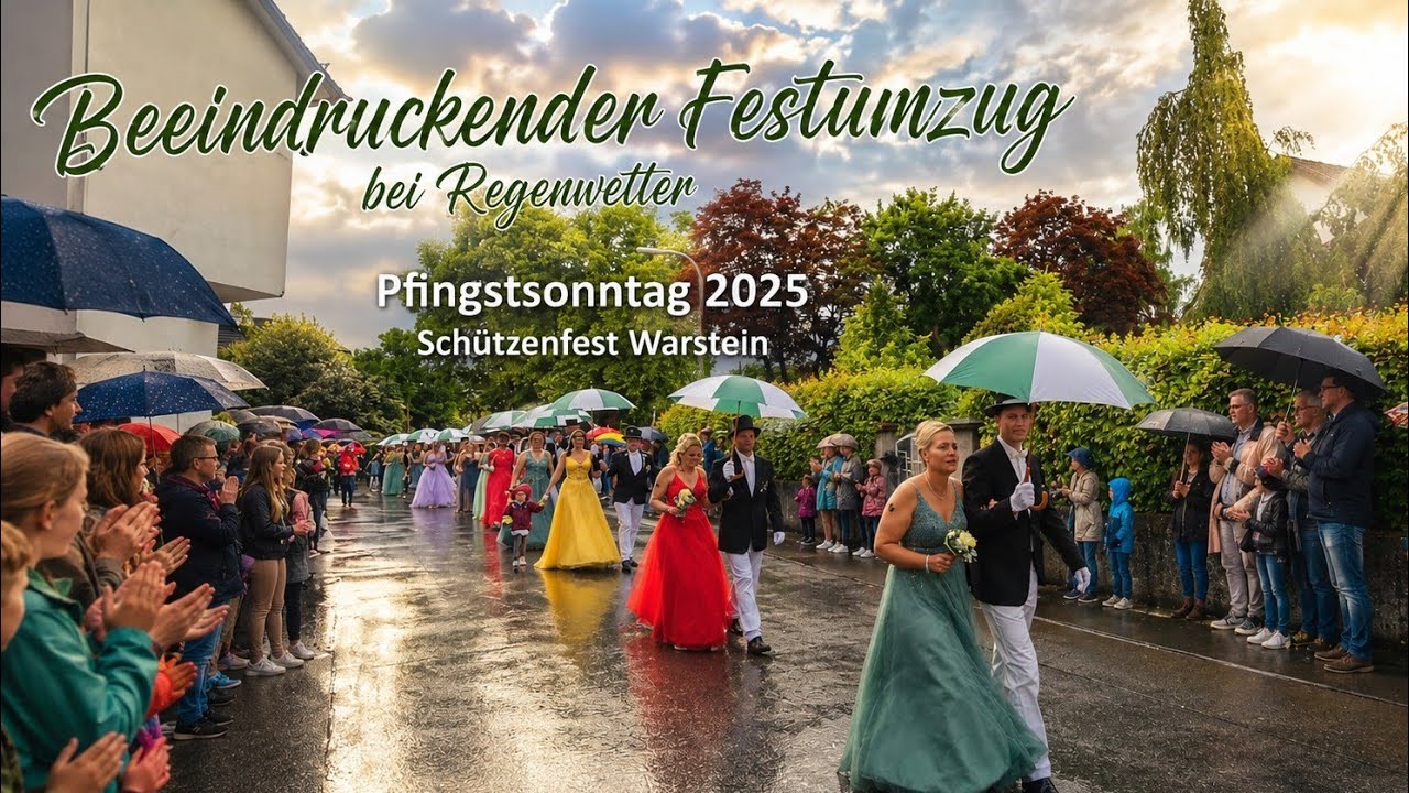 Schützenfest Warstein 2025 - Sonntag - Einmarsch in die Schützenhalle