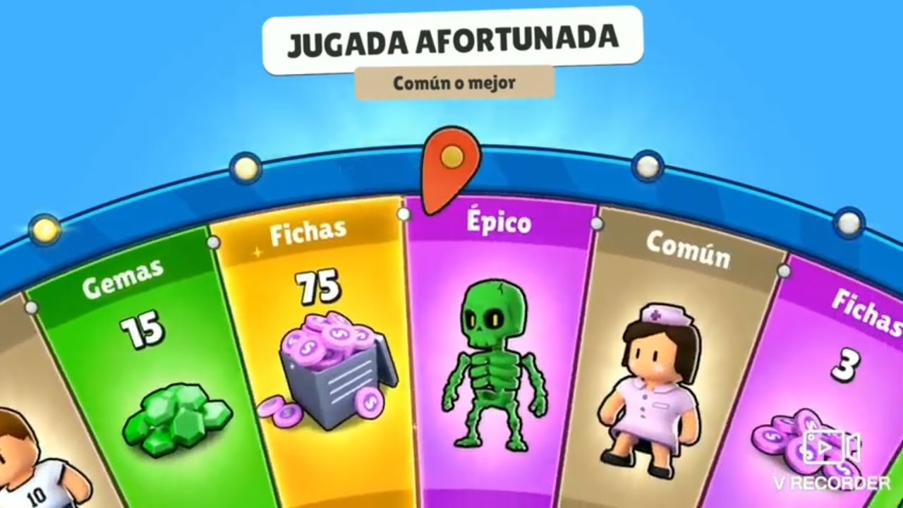 Muchas Tiradas a la Ruleta de STUMBLE GUYS