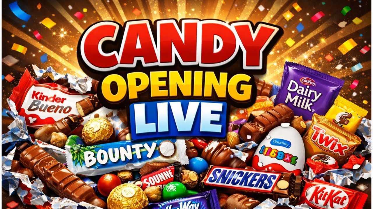 Candy Opening ASMR video !! Kinder world opening video!!