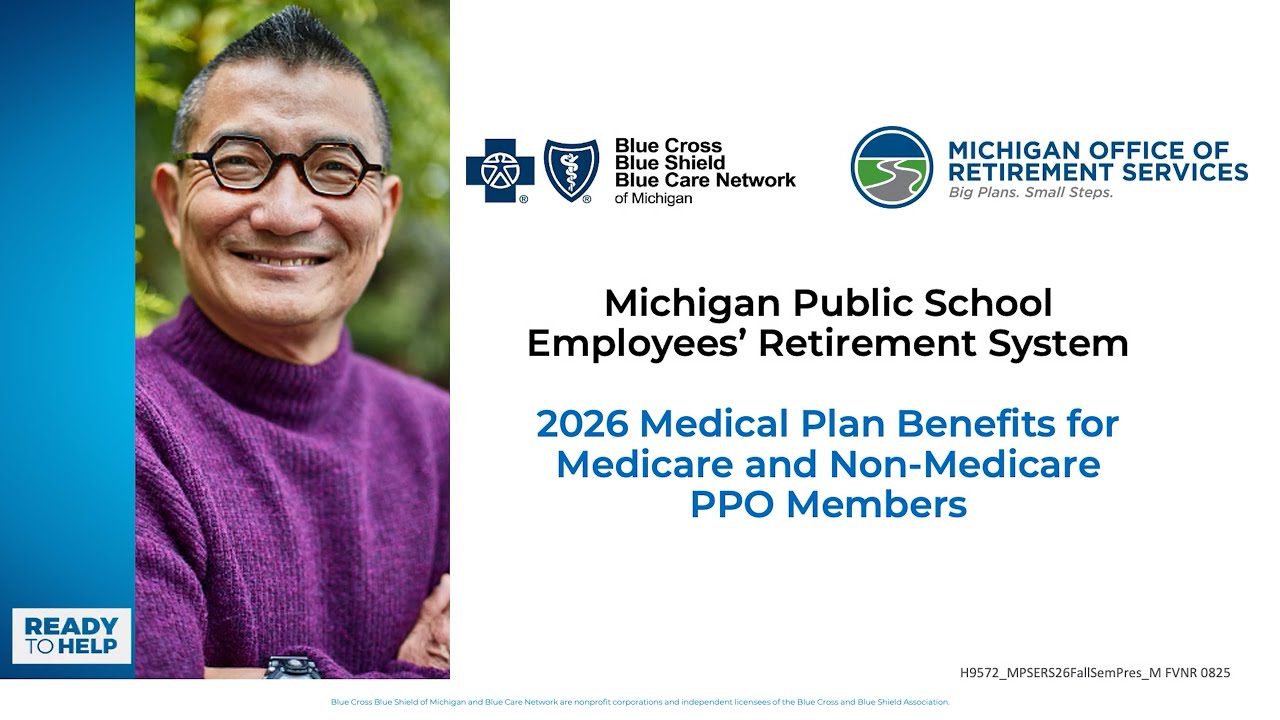 2026 Blue Cross Blue Shield for Michigan Public School Employees' Retirement System