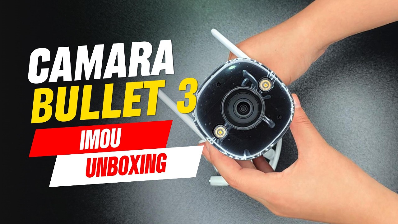 🎥 Unboxing ASMR Cámara Bullet 2MP IMOU: Cámar­a exterior con visión a color y audio 🔊