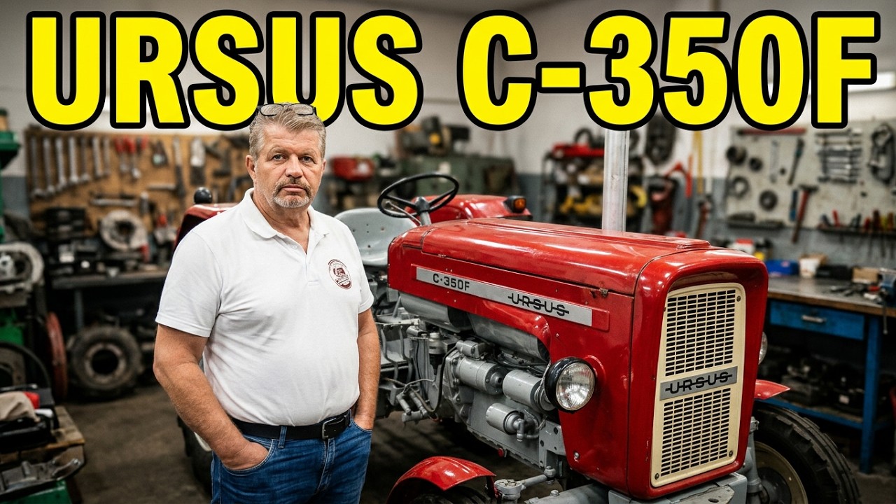Ursus chłodzony powietrzem? TAK! URSUS C-350F z największej na świecie kolekcji traktor&oacute;w Ursus