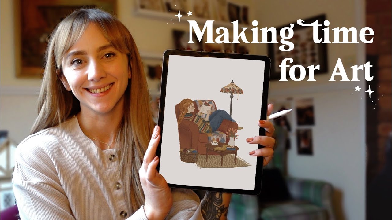Making Time For Art | A Cosy Illustration Afternoon