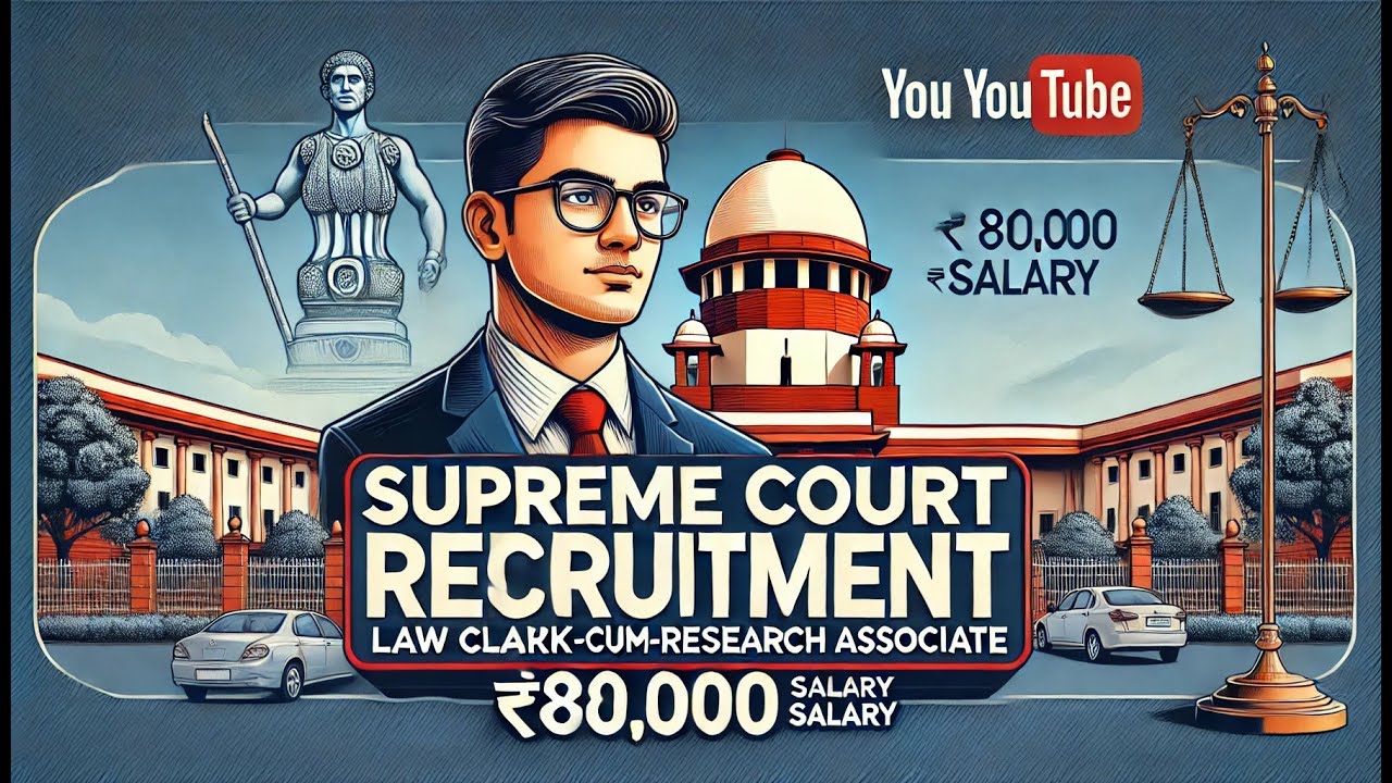 Supreme Court of India Recruitment 2025! Rs.80000 Salary! NB wealth Hub!