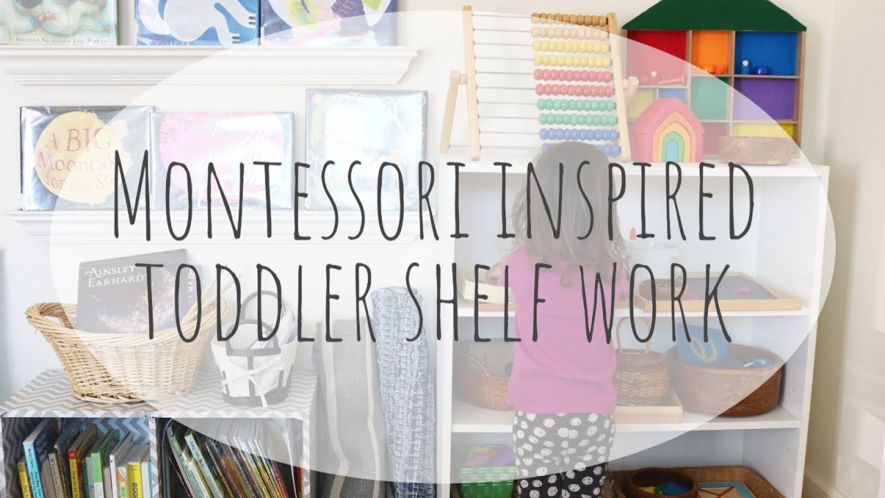 Montessori Inspired Shelf Activities for Toddler 24 to 26 months | Toddler Shelf Work