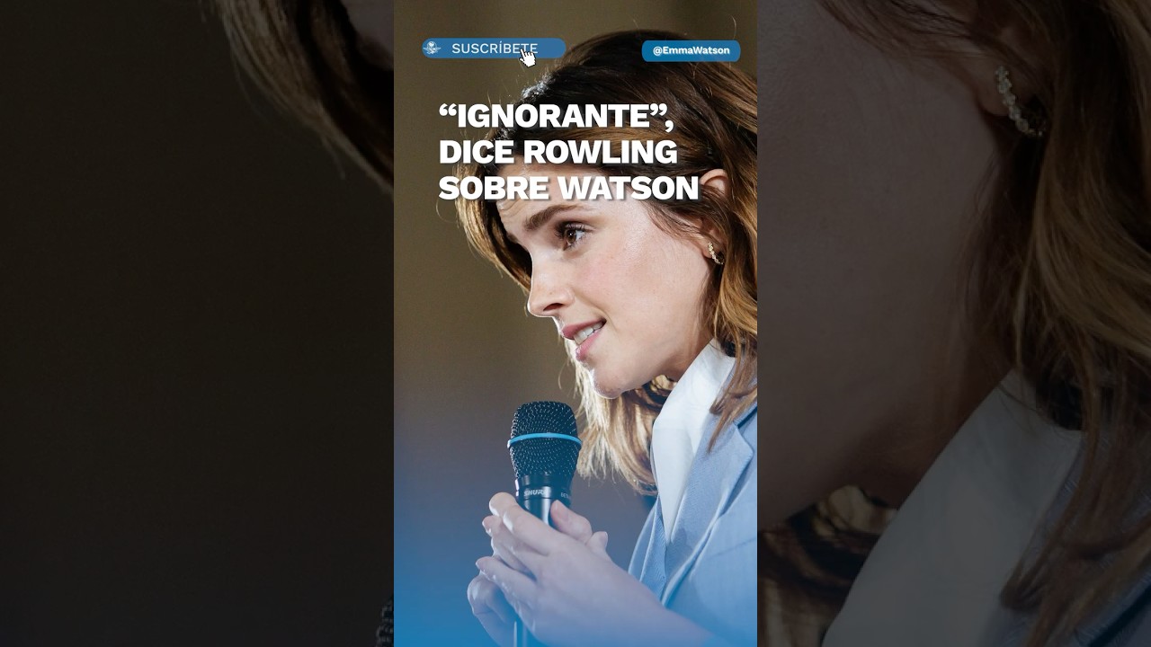 J.K. Rowling responde a Emma Watson: &ldquo;Ignora lo ignorante que es&rdquo; #shorts