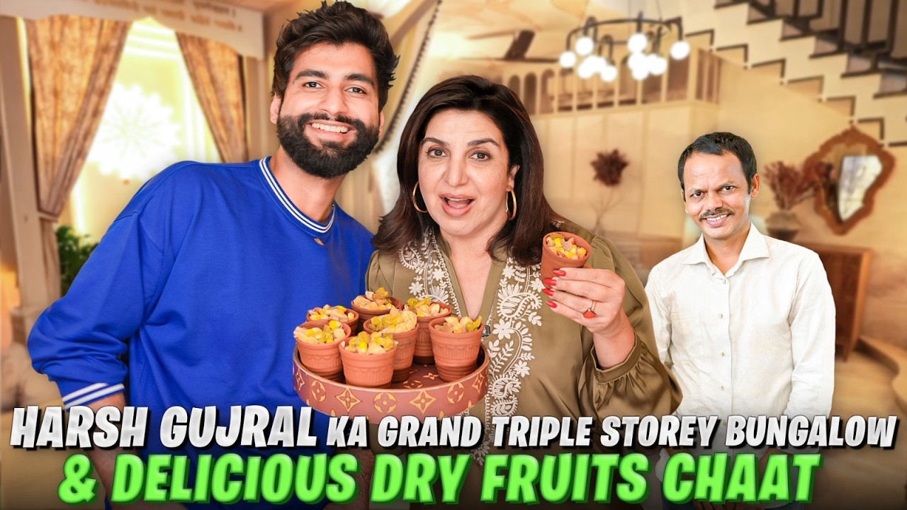 Harsh Gujral Ki - Hum Saath Saath Hai Family, Aur Masala Chai Ke Saath Tasty Dry Fruits Chaat!