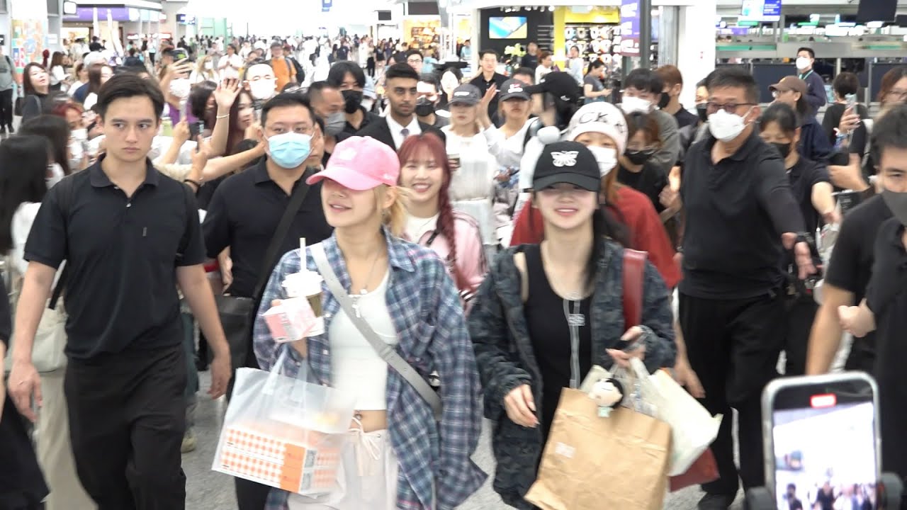 BEBE (베베) Hong Kong Airport Departure to Incheon 20240909