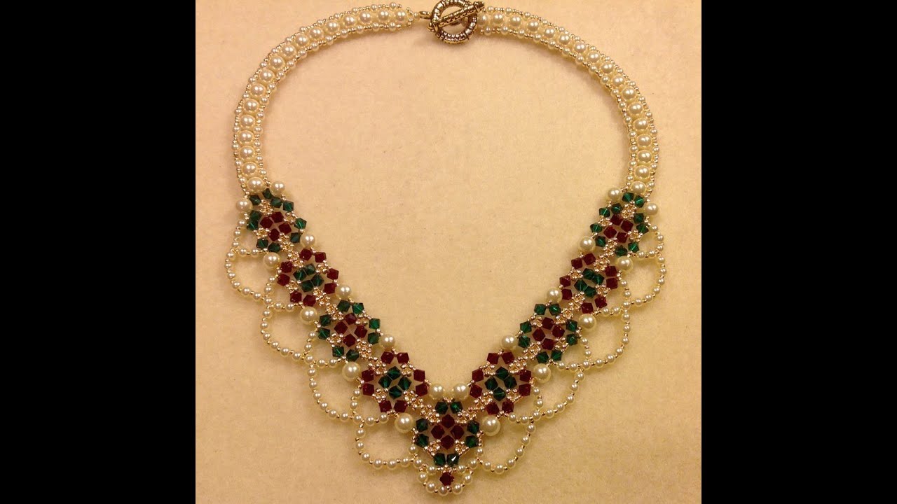 Christmas Party Necklace Tutorial