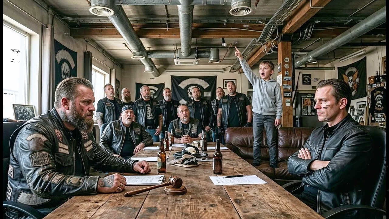 “There’s a Camera Right Up There,” a 9-Year-Old Whispered, and Every Biker in the Clubhouse Froze