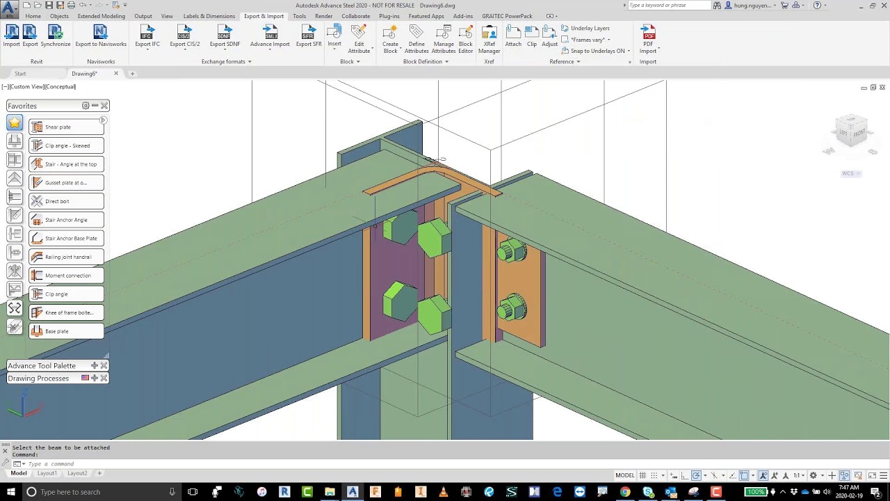 Connecting your Plant 3D and Advanced Steel Workflow