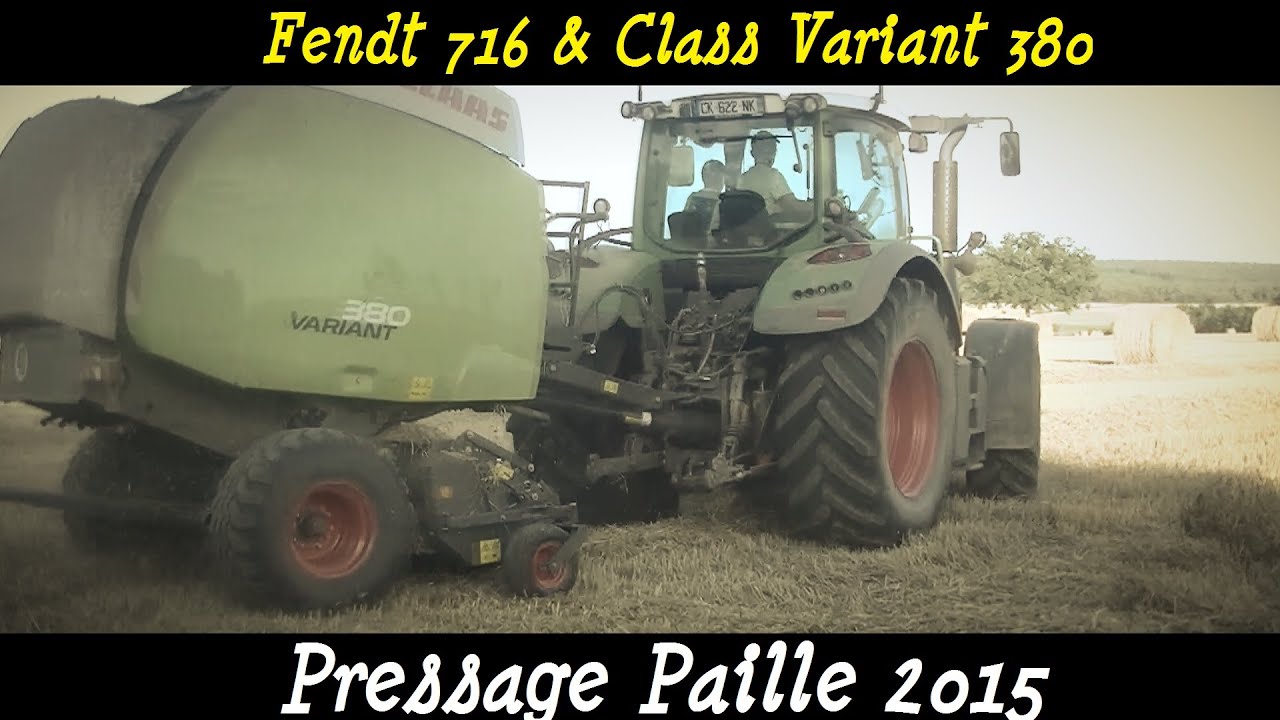 *Gopro* Pressage paille 2015 {Class Variant 380 & Fendt 716}