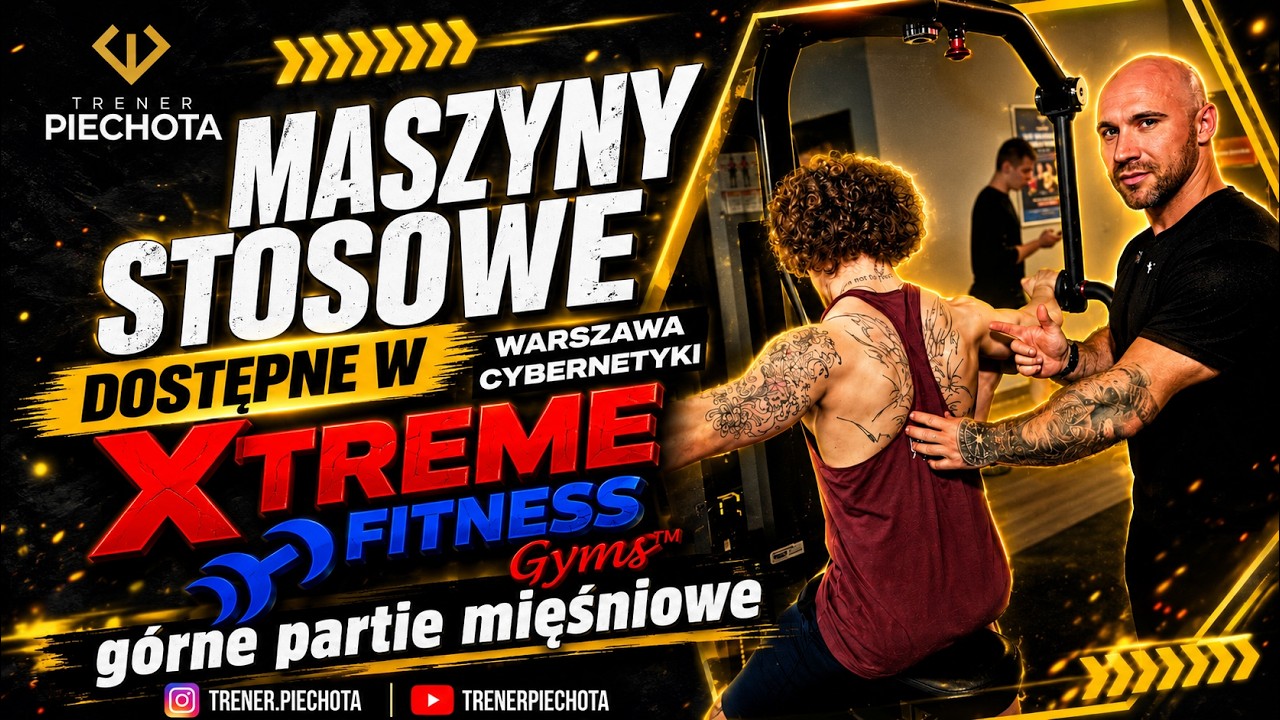 MASZYNY w Xtreme Fitness Gym Cybernetyki Warszawa cz.1