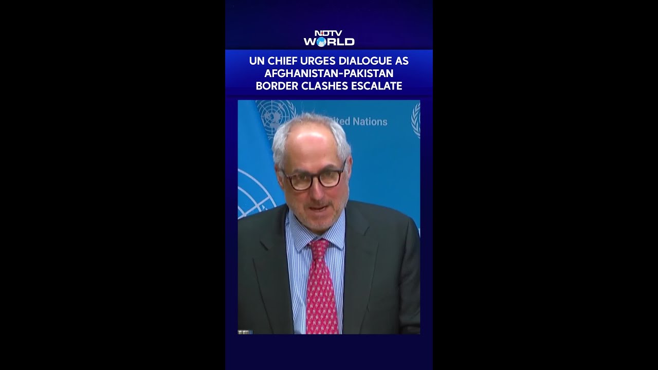 UN Chief Urges Dialogue As Afghanistan-Pakistan Border Clashes Escalate