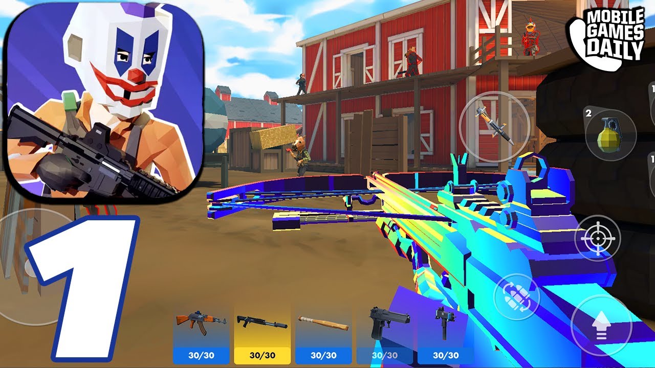 Polygon Arena: Online Shooter - Multiplayer FPS Fun Gun Game - Gameplay Part 1 (iOS, Android)