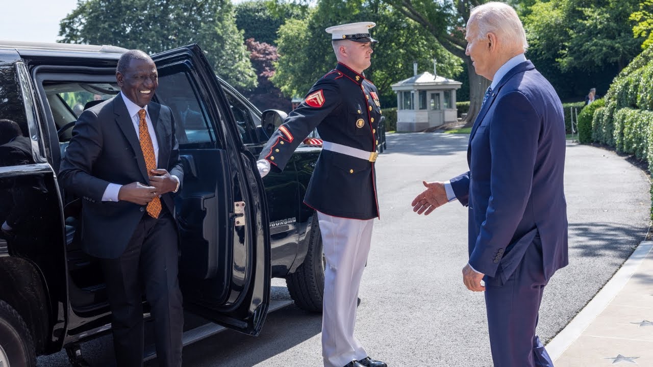 President Ruto finally Received by USA's Joe Biden at the White House! See How he was Welcomed!
