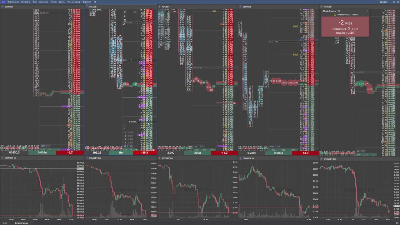 31.01.26 18-30 Лонгуем отскок крипты - скальпинг криптовалют через Cscalp на Binance