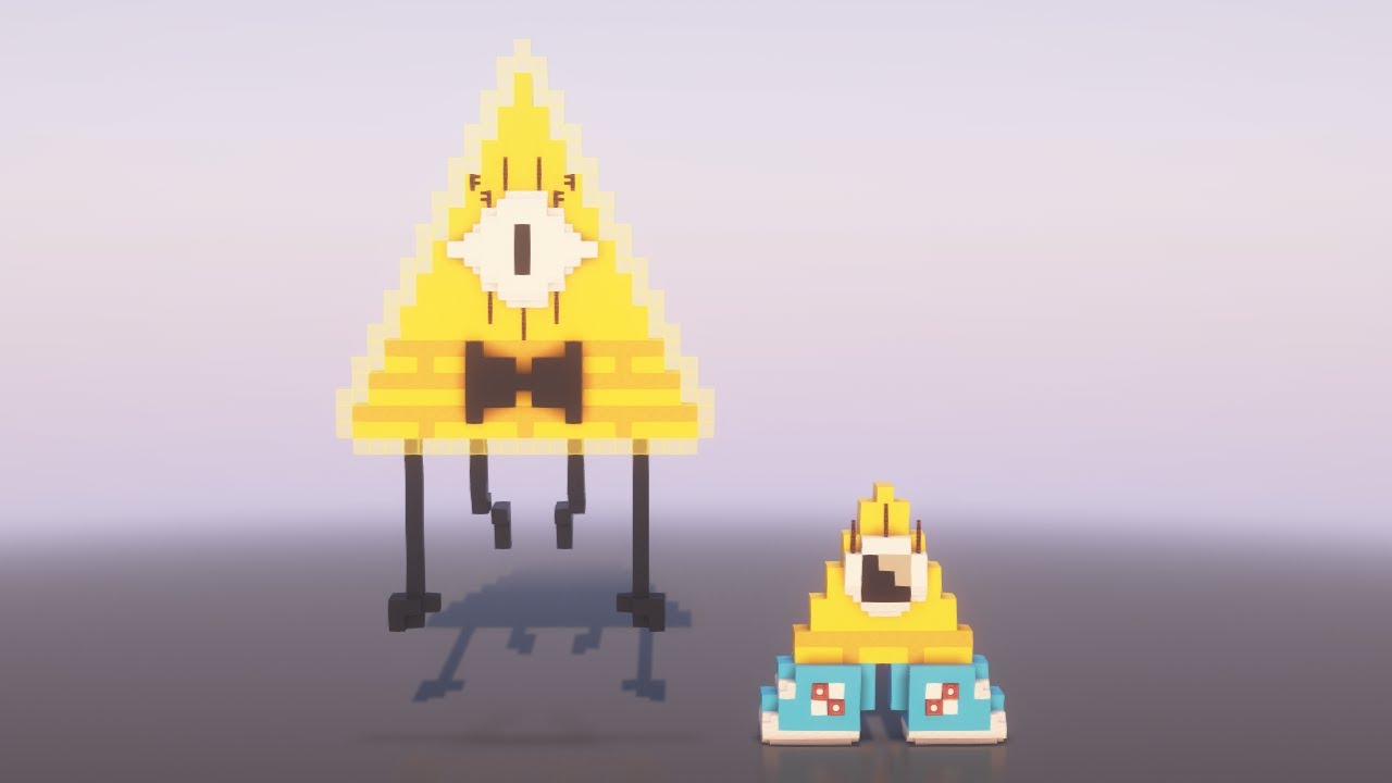 Bill Cipher - Gravity Falls - Minecraft Timelapse