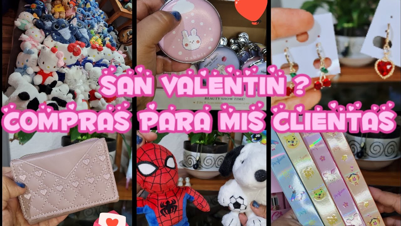 SAN VALENTIN?♡  MIS COMPRITAS EN EL CENTRO DE CDMX PARA MIS CLIENTAS  ❤️