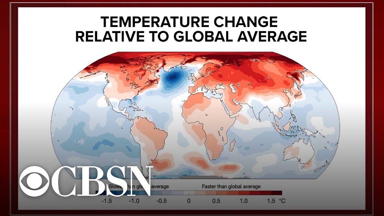 Map reveals warning signs for the rapidly changing climate